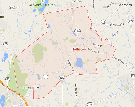 Holliston Map