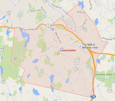 Leominster map