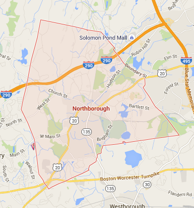 Northborough map