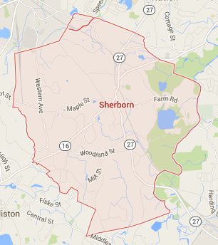 Sherborn Map