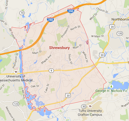 Shrewsbury Map