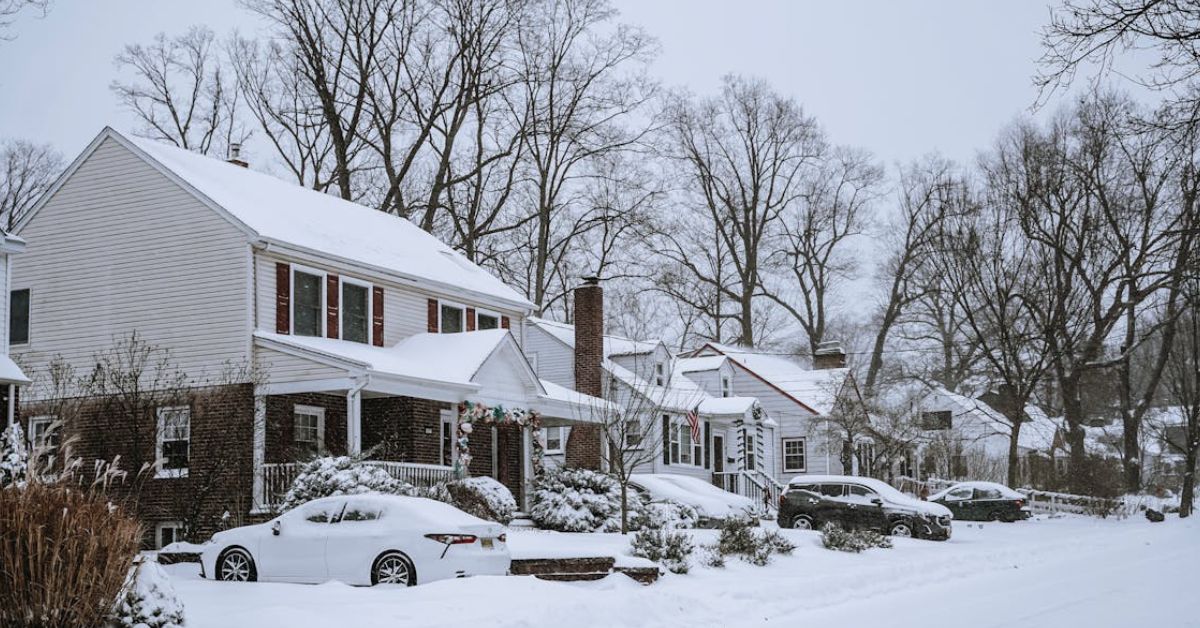 Snow Covered Houses