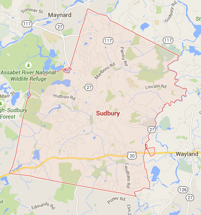 Sudbury Map